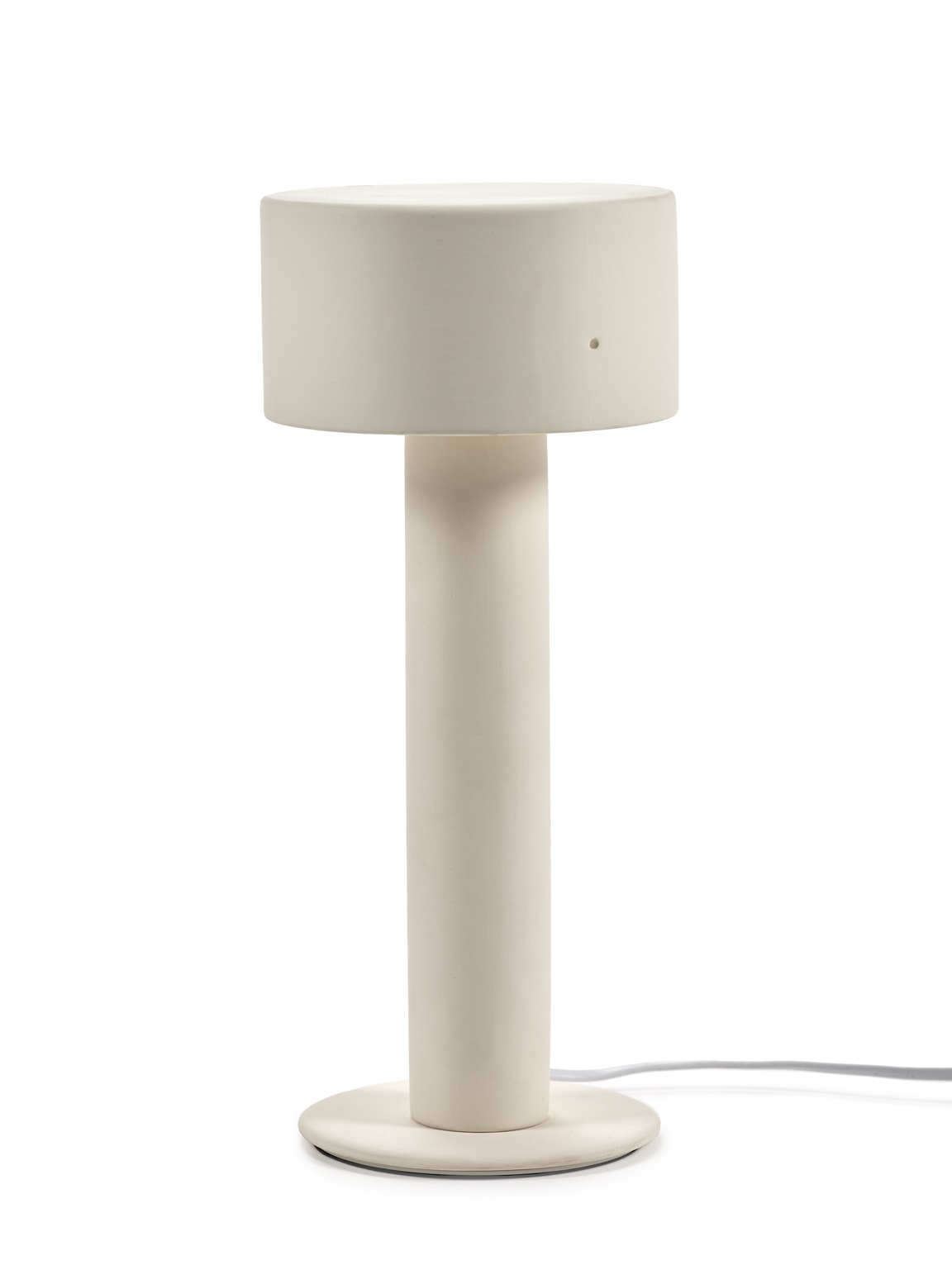 Table Lamp Beige Serax Clara 02 L 14.5 W 14.5 H 34.5CM by Anita Le Grelle